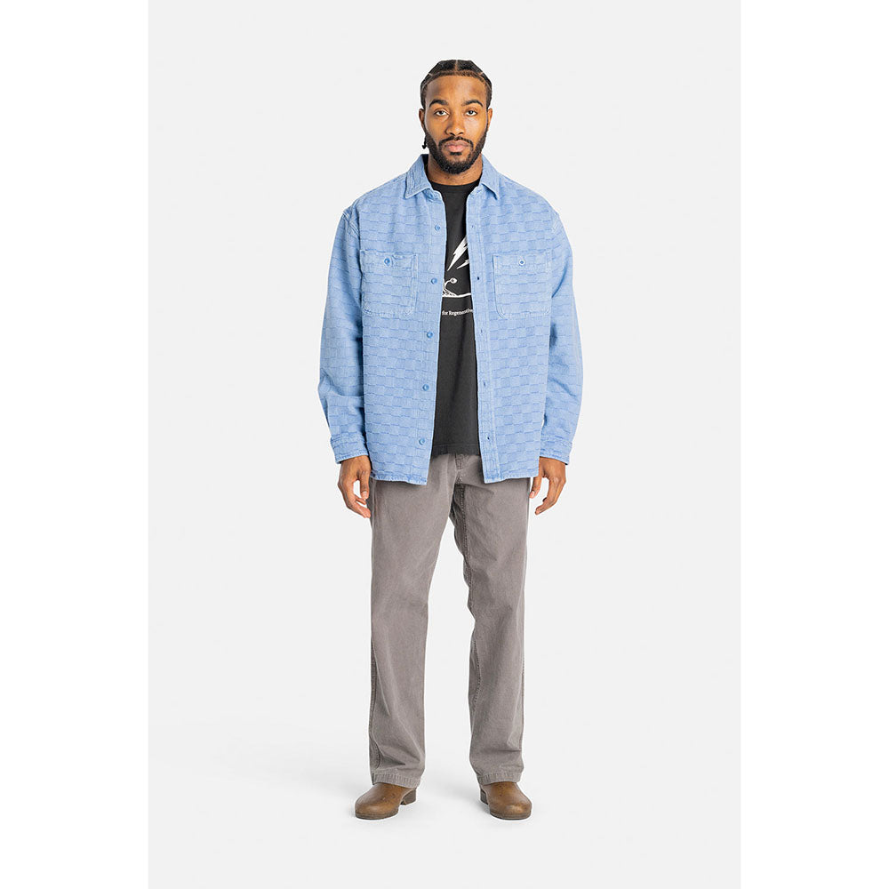 General Admission Checker Overshirt - Blue