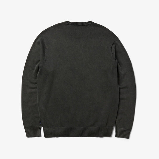 HUF Pacfic Wash Embossed Crew - Black