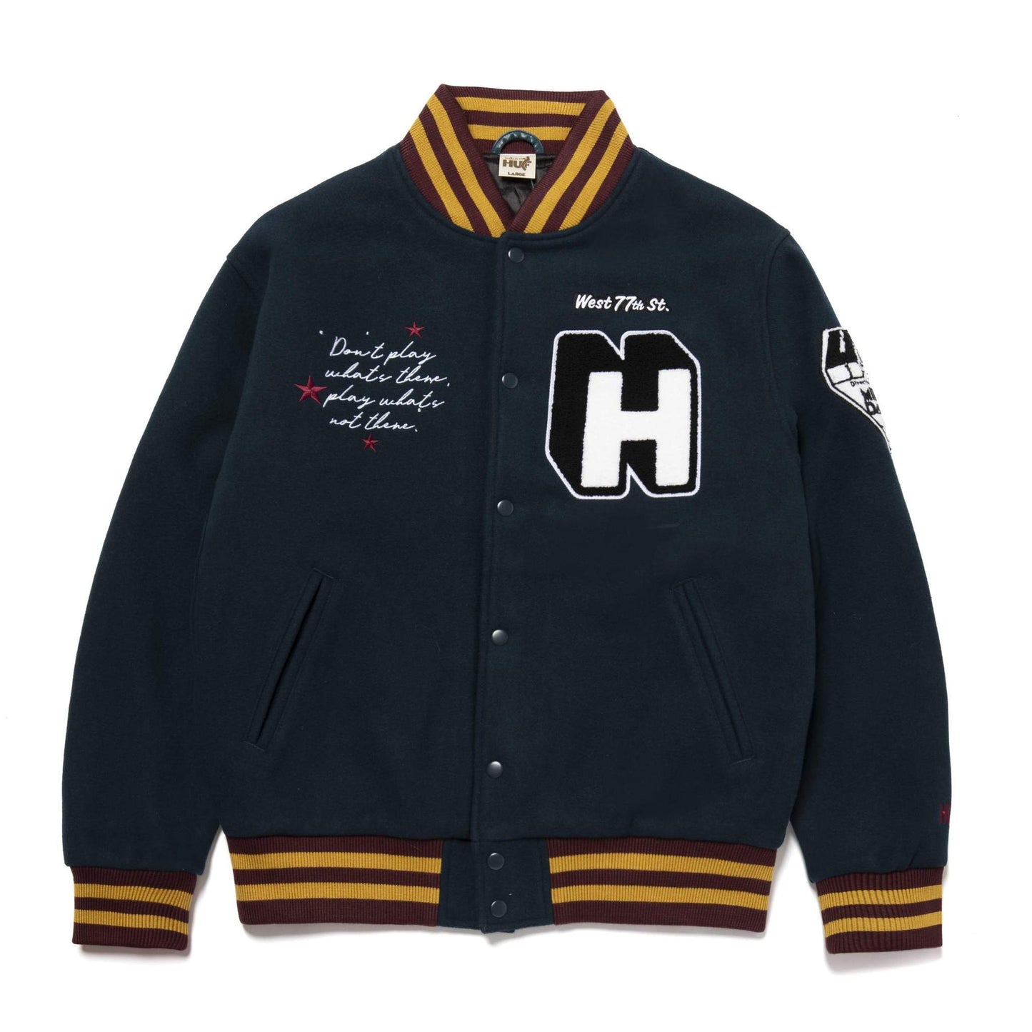 HUF X Miles Davis Pangea Varsity Jacket