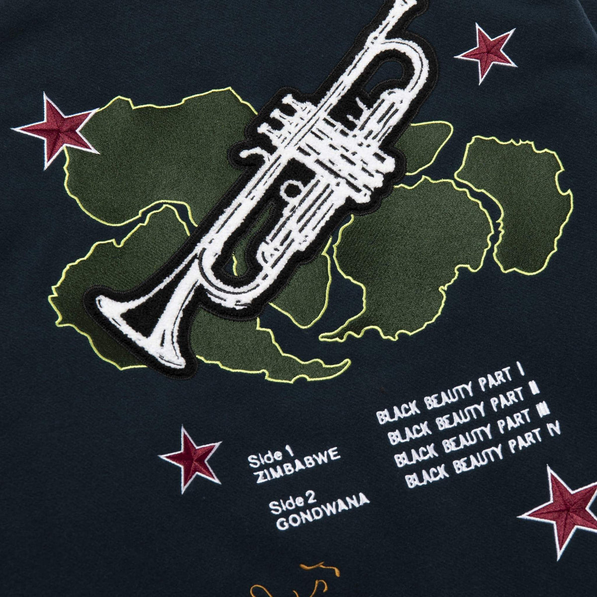 HUF X Miles Davis Pangea Varsity Jacket - Jade