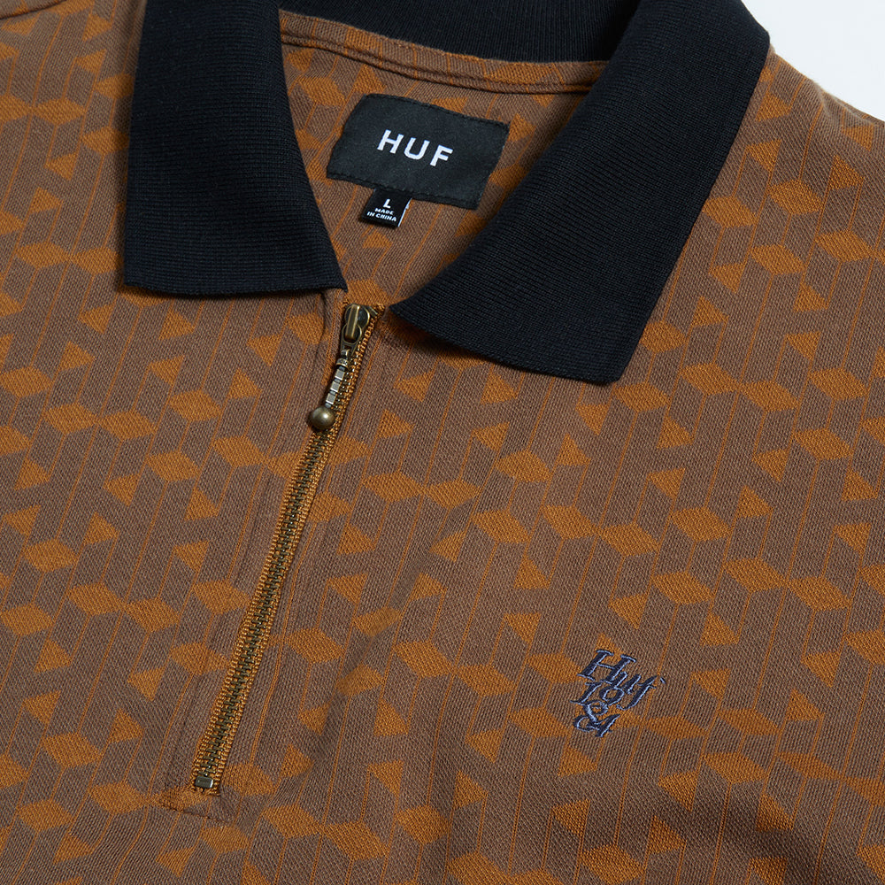 HUF Paradox Zip Polo