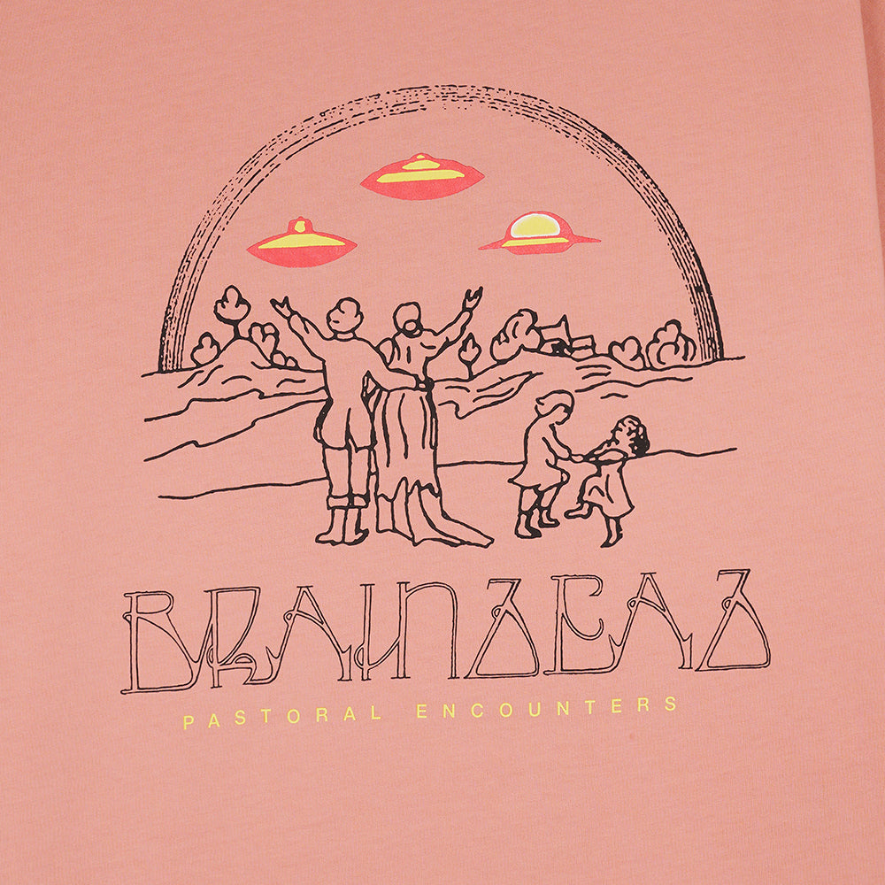 Brain Dead Pastoral Encounters T-Shirt - Rose