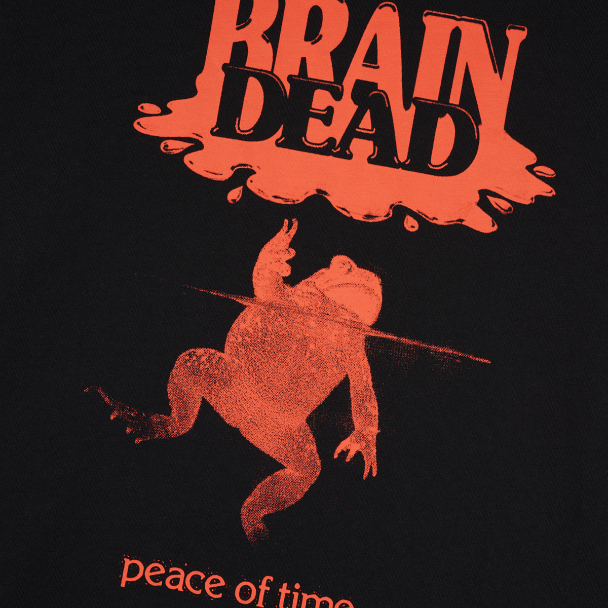 Brain Dead Peace Of Time T-Shirt - Black