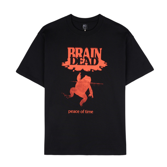 Brain Dead Peace Of Time T-Shirt - Black