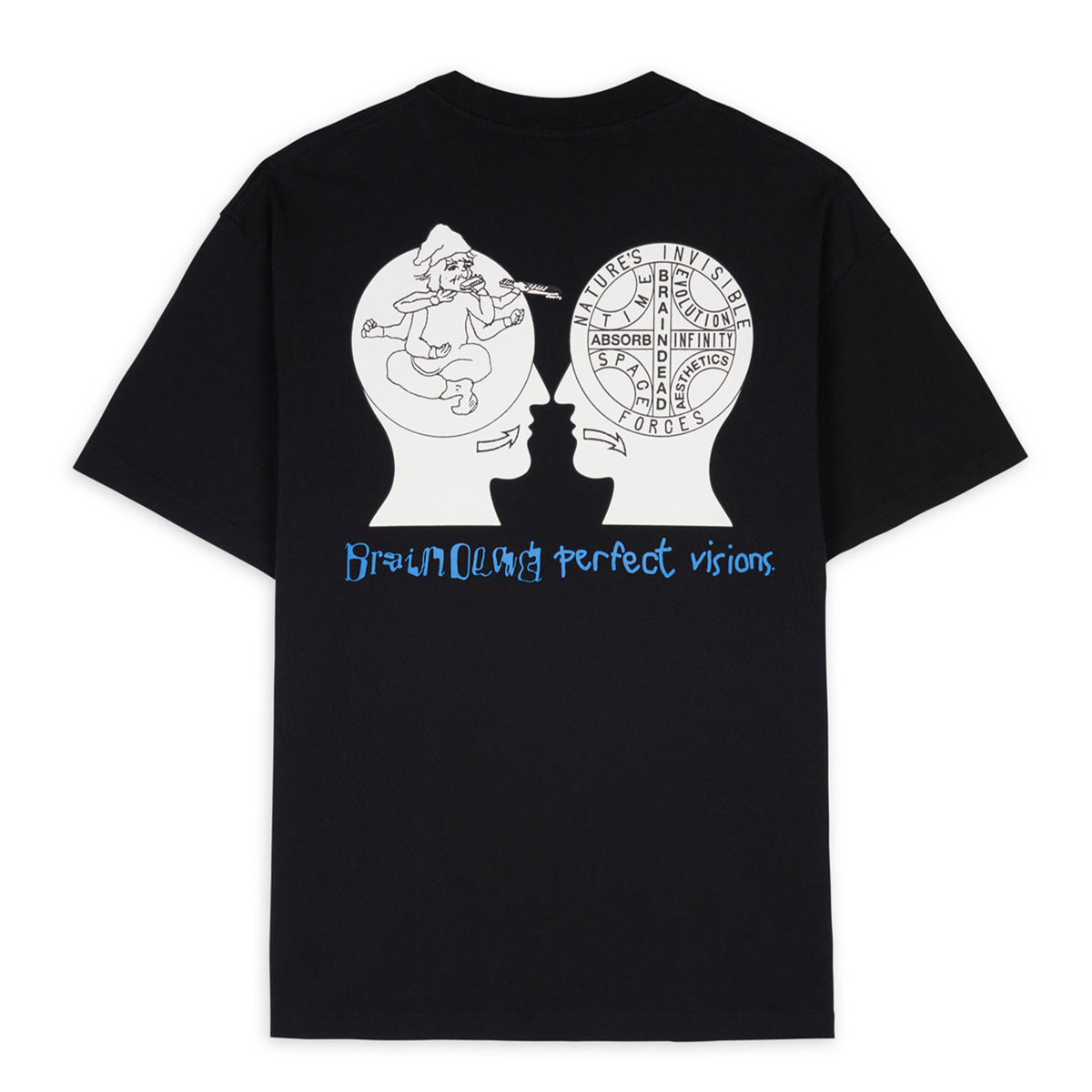 Brain Dead Perfect Visions T-Shirt - Black