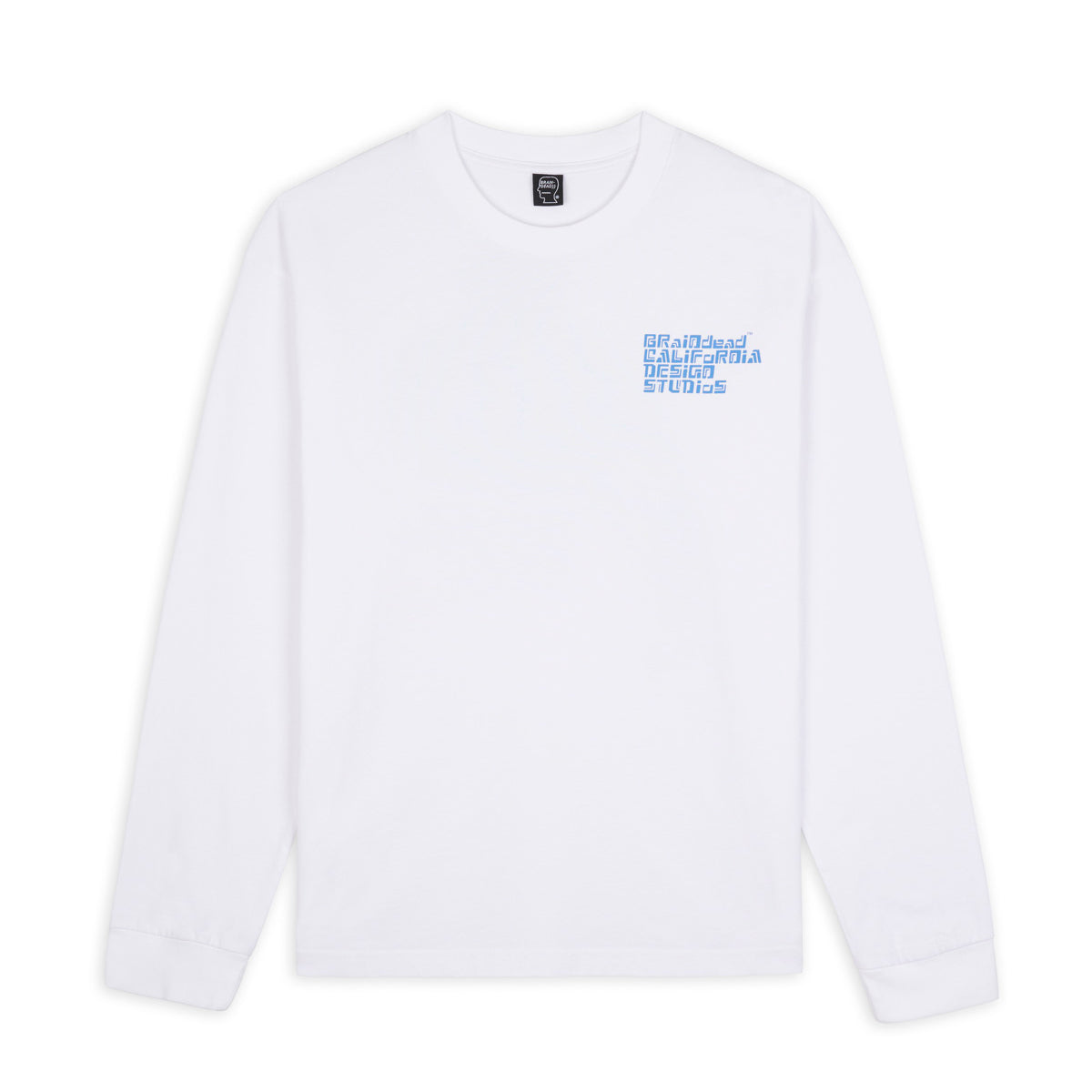 Brain Dead Permit Everything LS T-Shirt - White