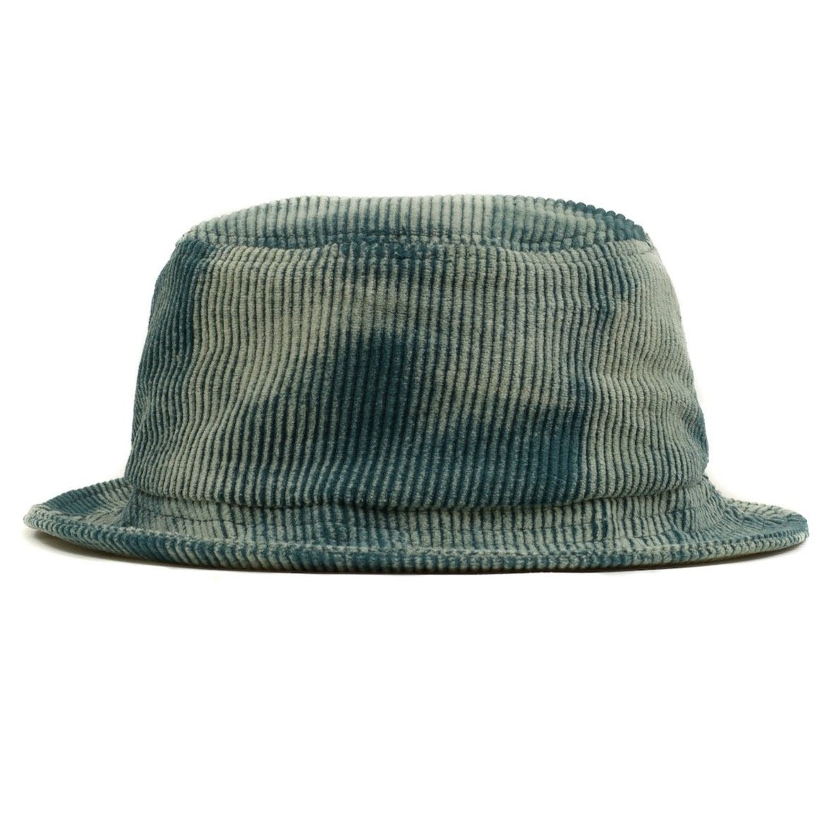 Brain Dead Spikey Bleached Cord Bucket Hat - Mallard Green