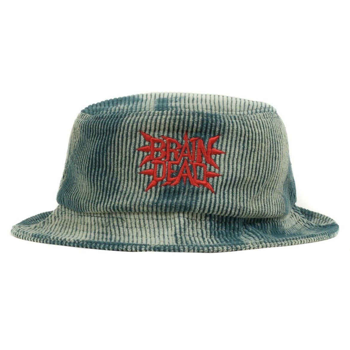 Brain Dead Spikey Bleached Cord Bucket Hat - Gold