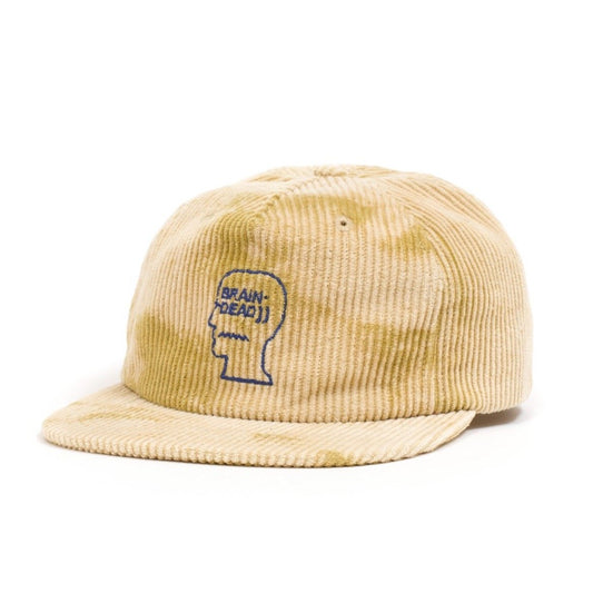 Brain Dead Bleach Cord Logo Head 5 Panel - Gold