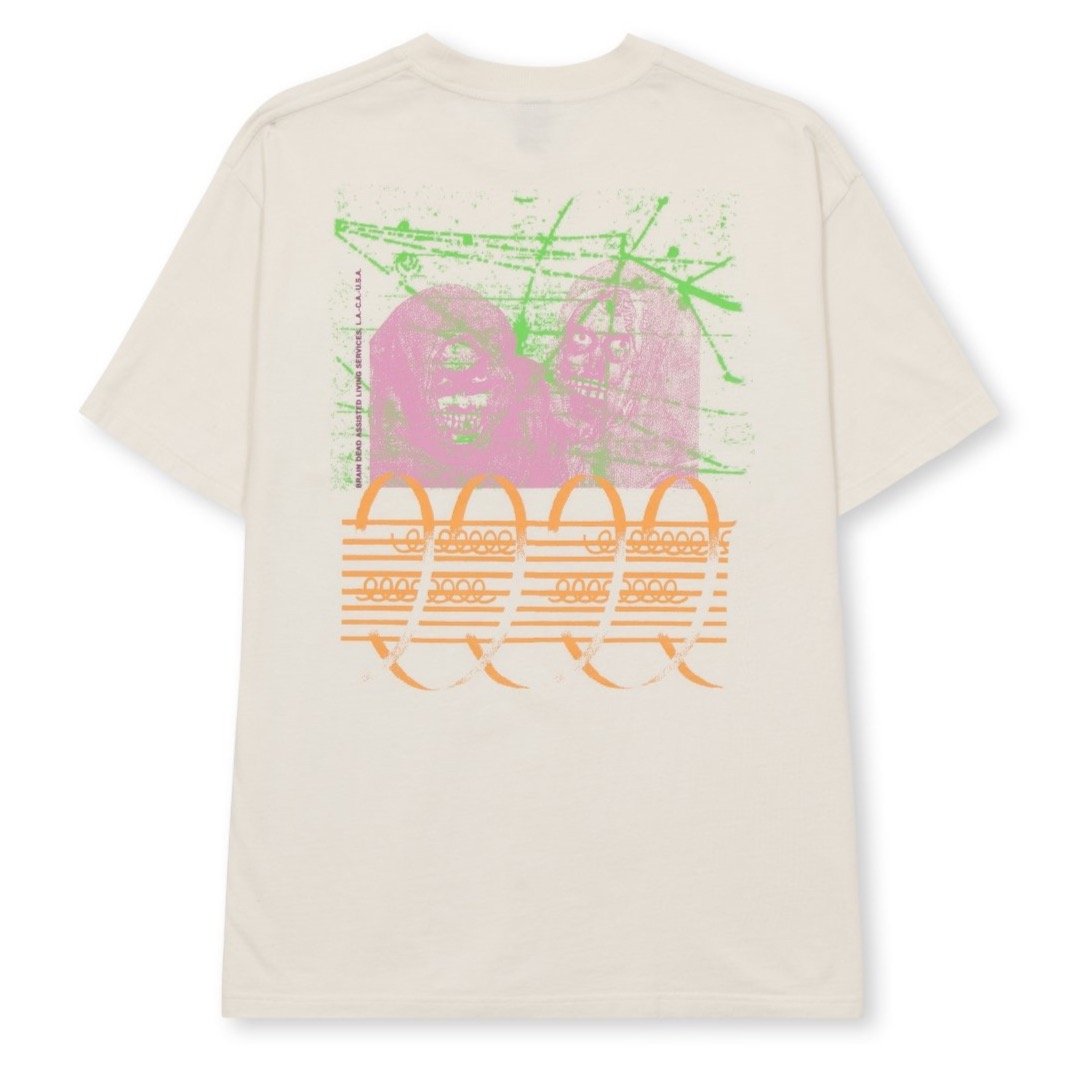Brain Dead Fourth Dimension T-Shirt - Natural