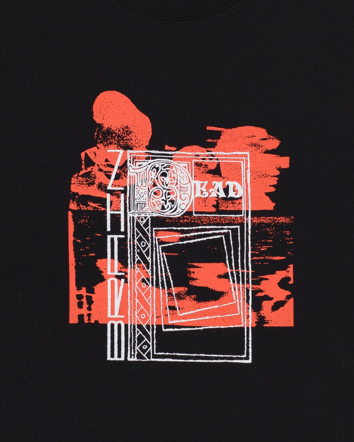 Brain Dead Fractal Zone T-Shirt - Washed Black