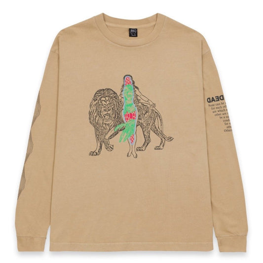 Brain Dead Heatwave LS T-Shirt - Tan Black