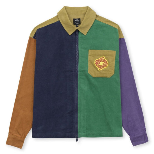 Brain Dead Lizards Wide Wale Zip Shirt - Multi