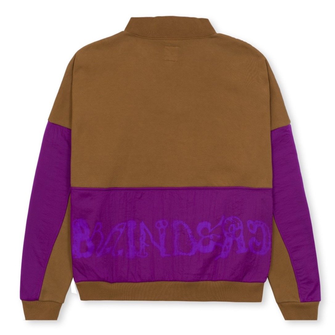 Brain Dead Sinister Screw Overlay Fleece - Brown