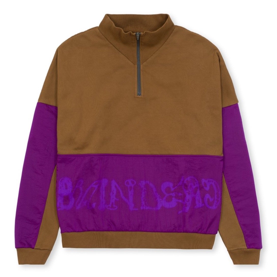 Brain Dead Sinister Screw Overlay Fleece - Brown