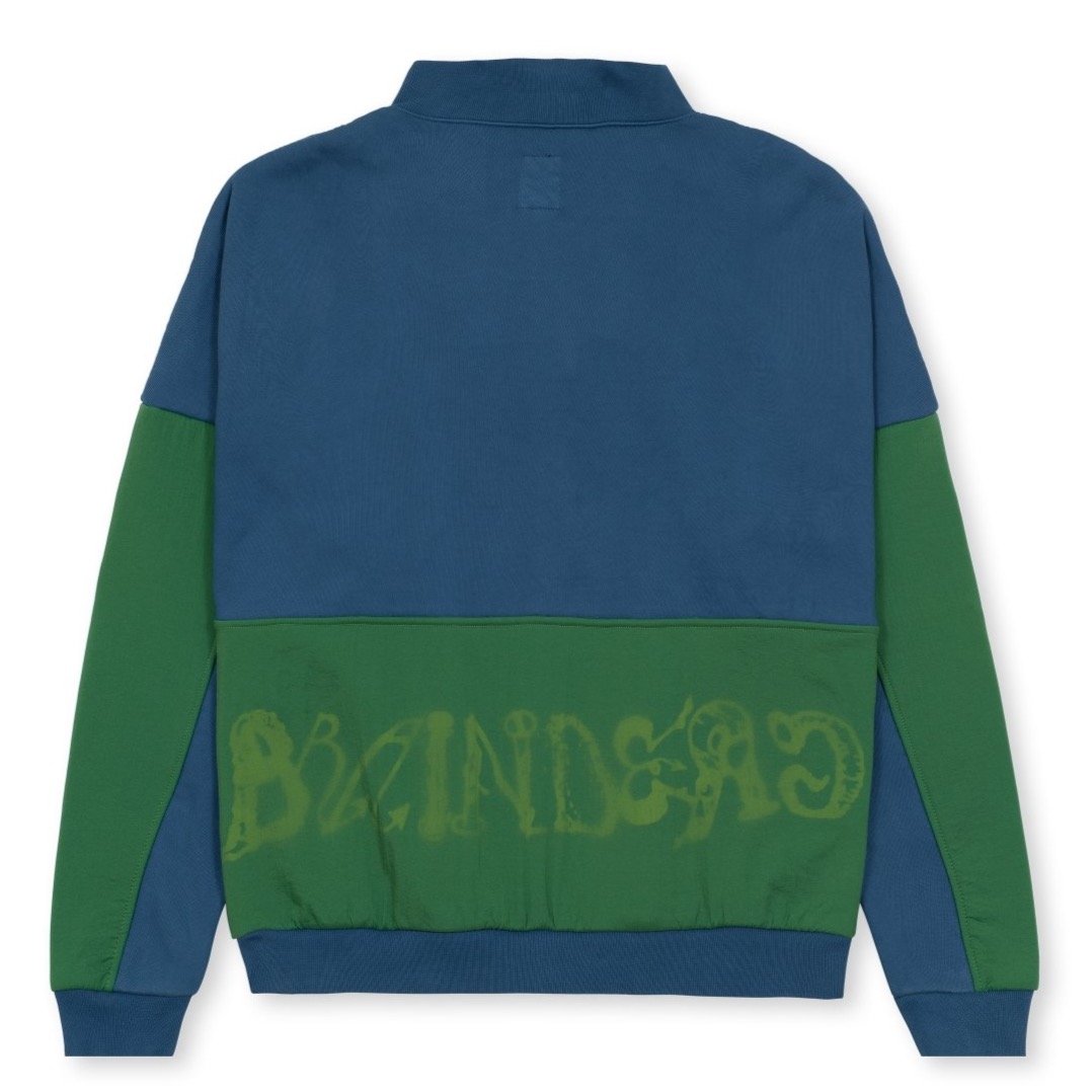 Brain Dead Sinister Screw Overlay Fleece - Brown