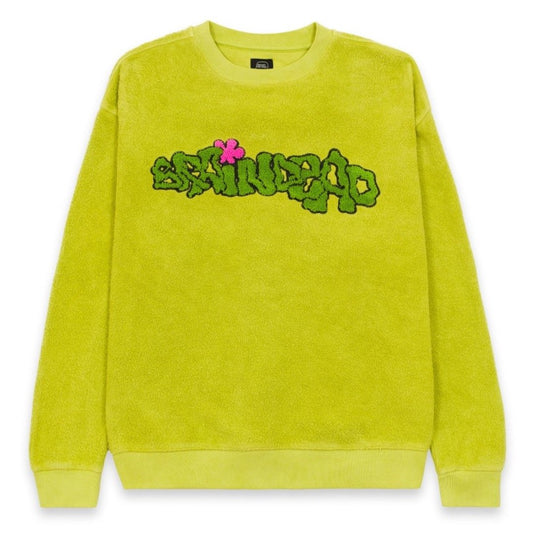 Brain Dead Slime Reverse Fleece Sweatshirt - Apple