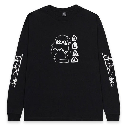 Brain Dead Trailhead LS T-Shirt - Washed Black