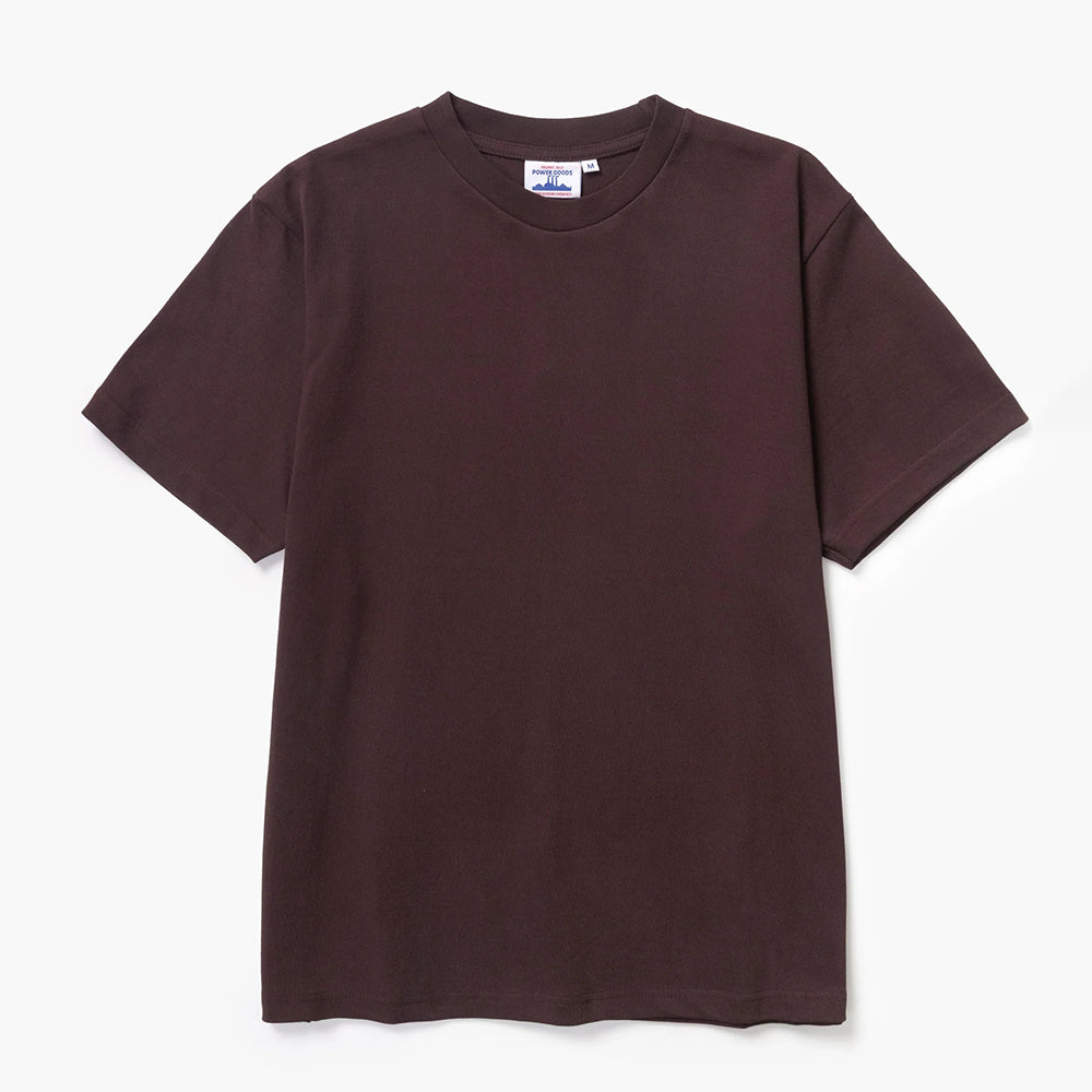 Power Goods Super Weight Tee - Coffee