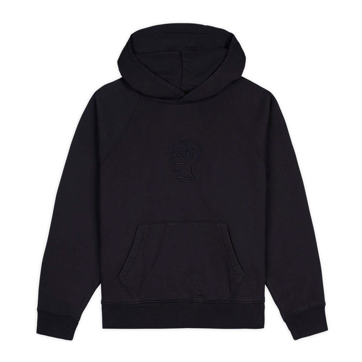Brain Dead Pigment Washed Logohead Hoodie
