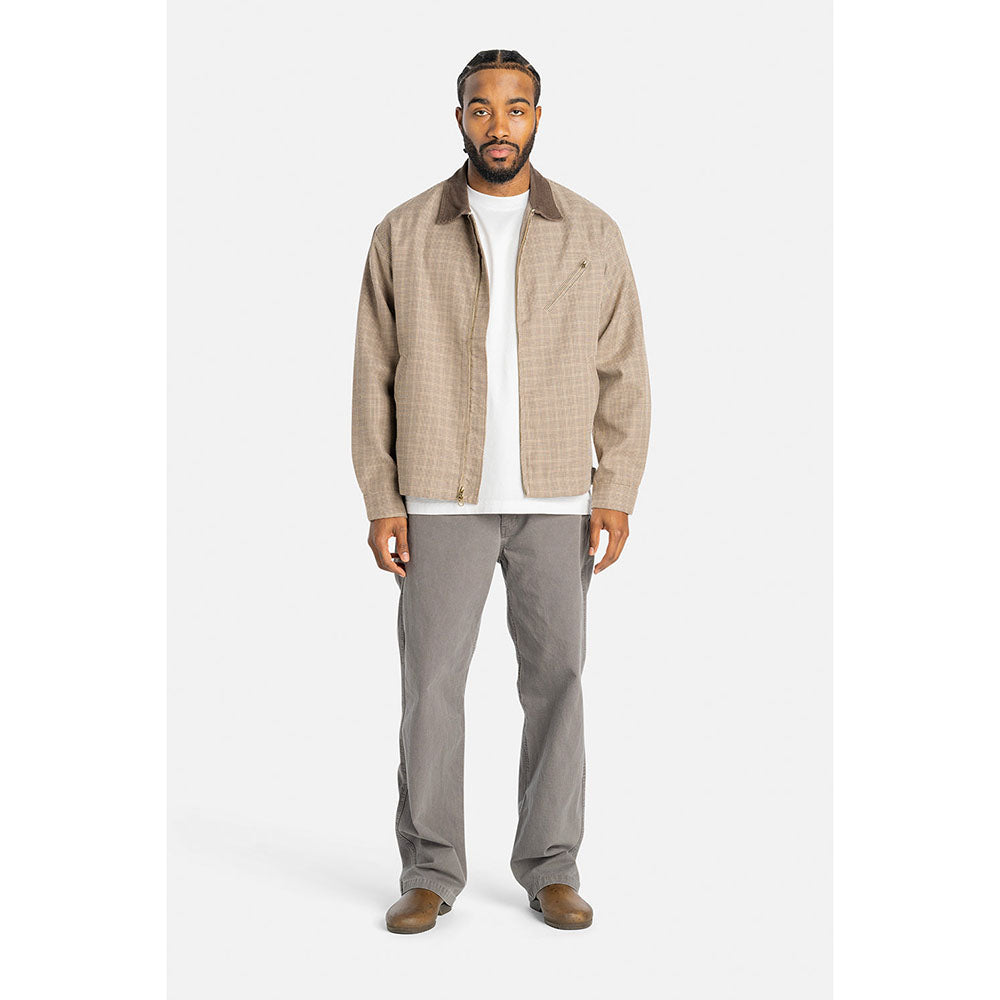 General Admission Plaid Jacket - Beige