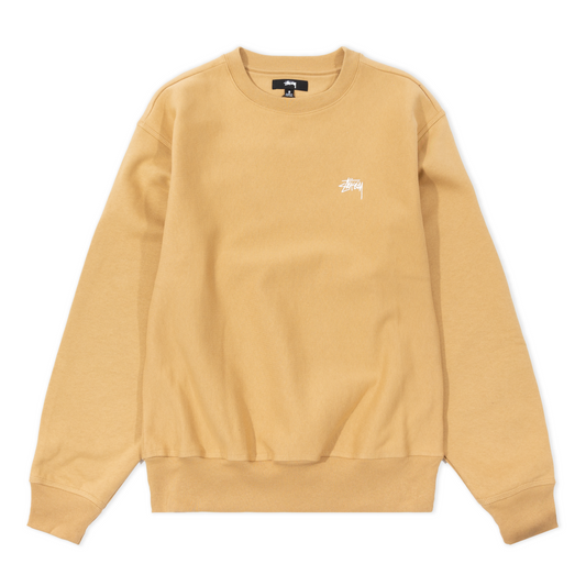 Stüssy Stock Logo Crew - Tan