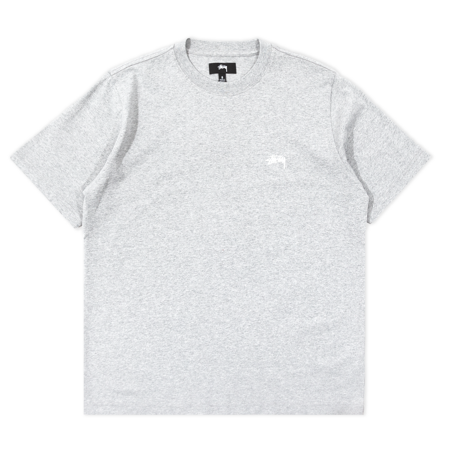 Stüssy Overdyed Stock Logo T-Shirt - Grey Heather