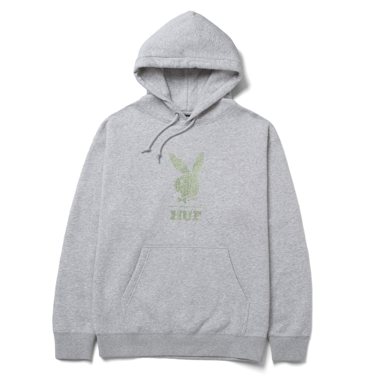 HUF x Playboy Rhinestone Hoodie - Grey Heather