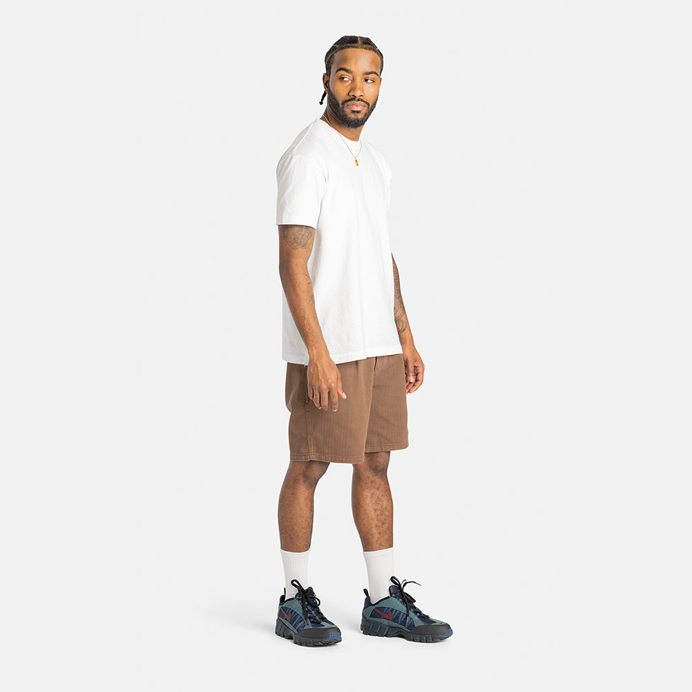 General Admission Pleated Shorts - Brown