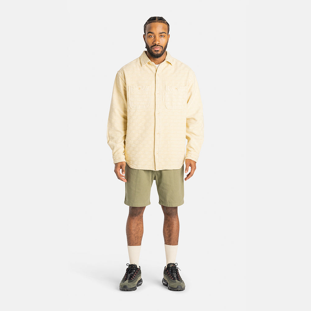 General Admission Pleated Shorts - Olive