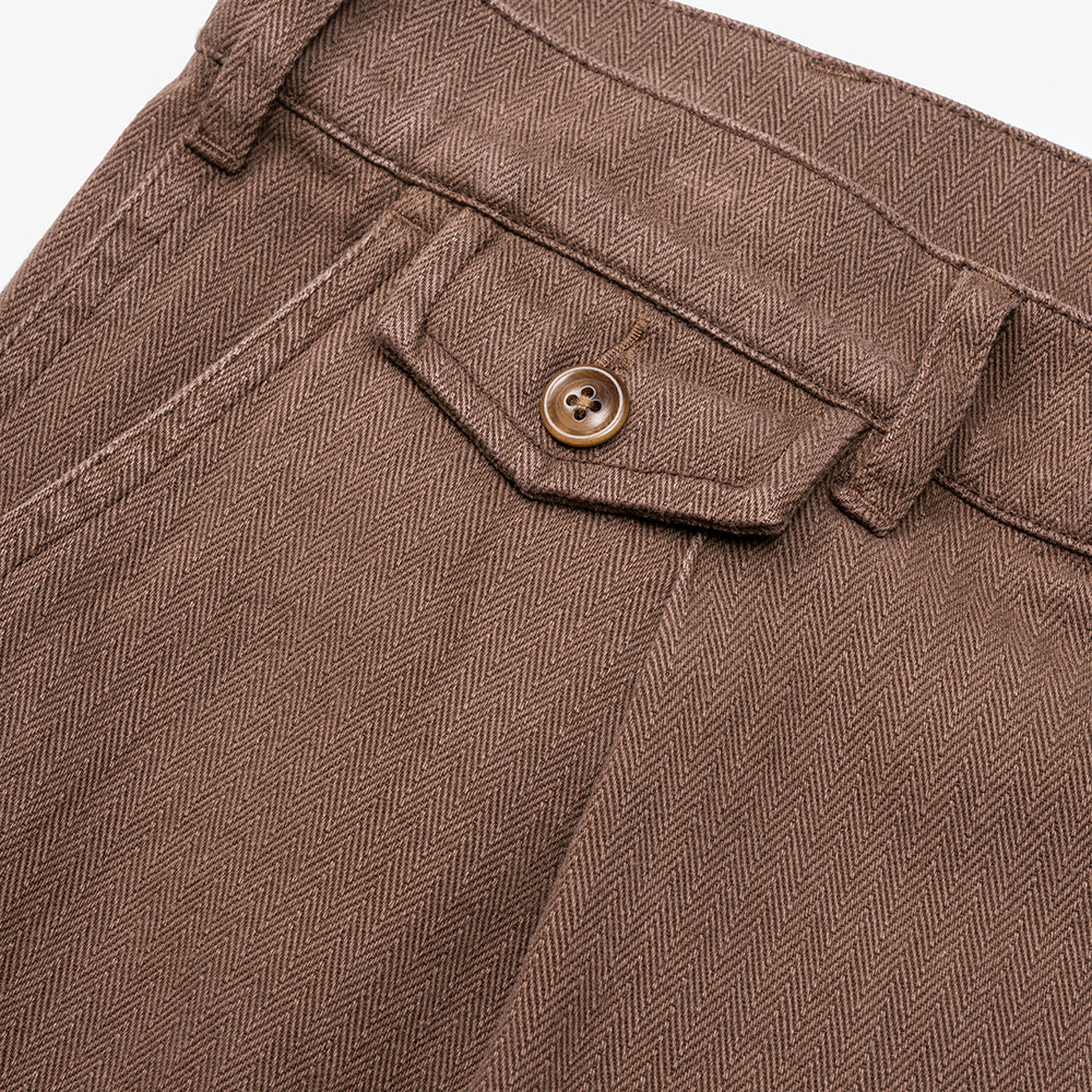 General Admission Pleated Shorts - Brown