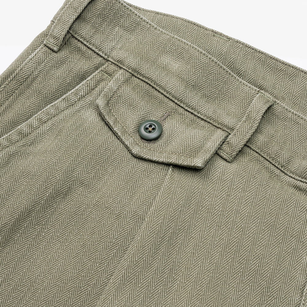 General Admission Pleated Shorts - Olive
