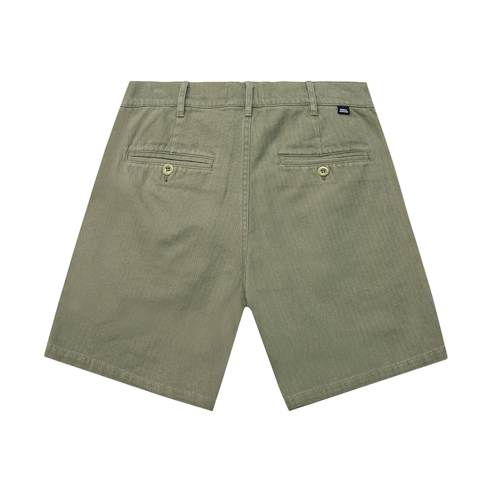 General Admission Pleated Shorts - Olive