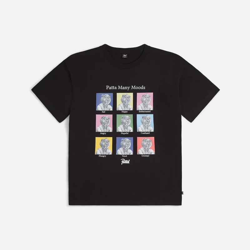 Patta Many Moods T-Shirt - Black