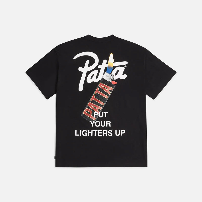 Patta Lighters T-Shirt - Black