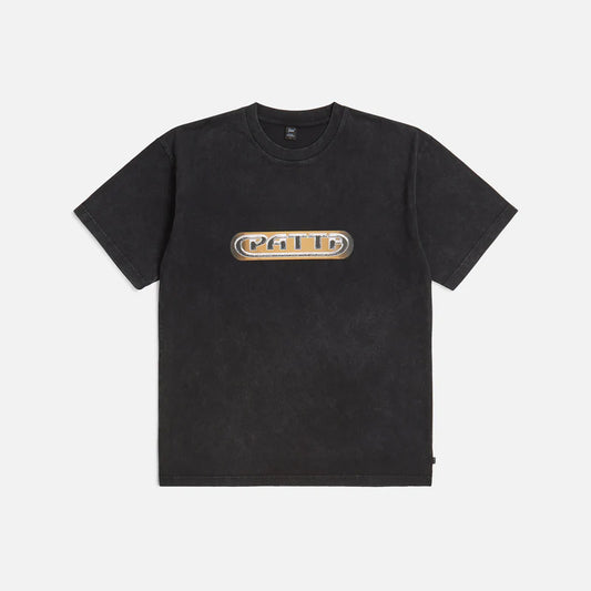 Patta Gilded Acid Washed Tee - Black