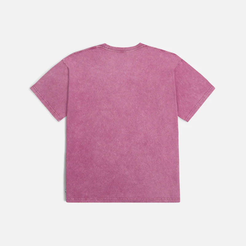 Patta Gilded Acid Washed Tee - Boysenberry