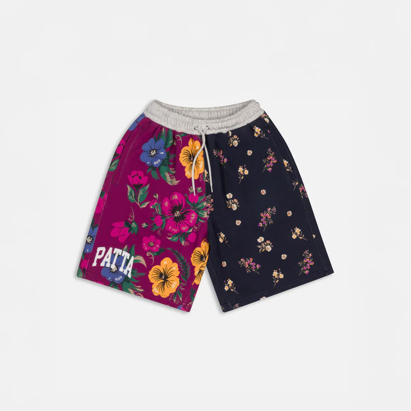 Patta Floral Patchwork Shorts - Multi