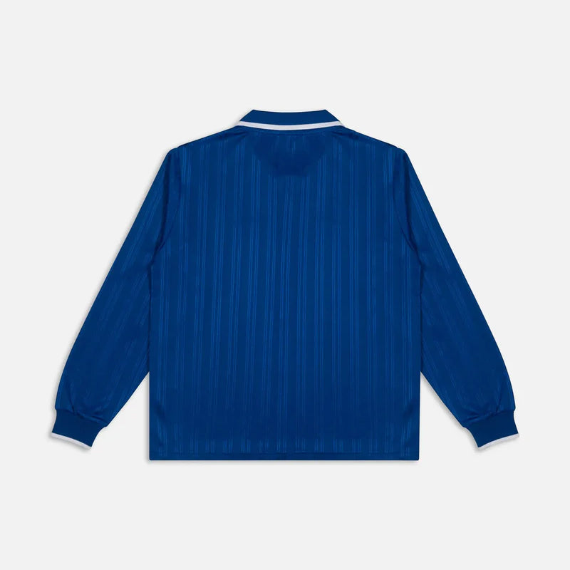 Patta Jacquard Striped LS - Monaco Blue