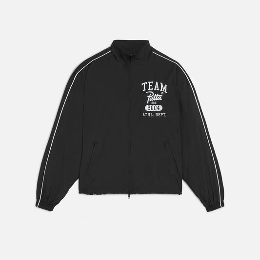 Patta Athletic Nylon Track Jacket - Black
