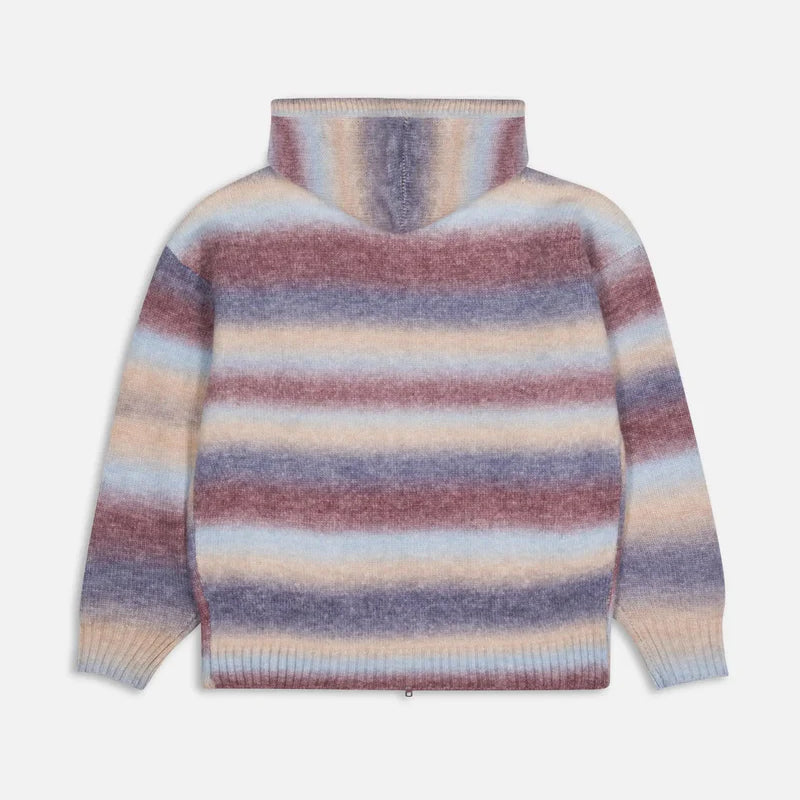 Patta Space Dye Hooded Sweater - Multi