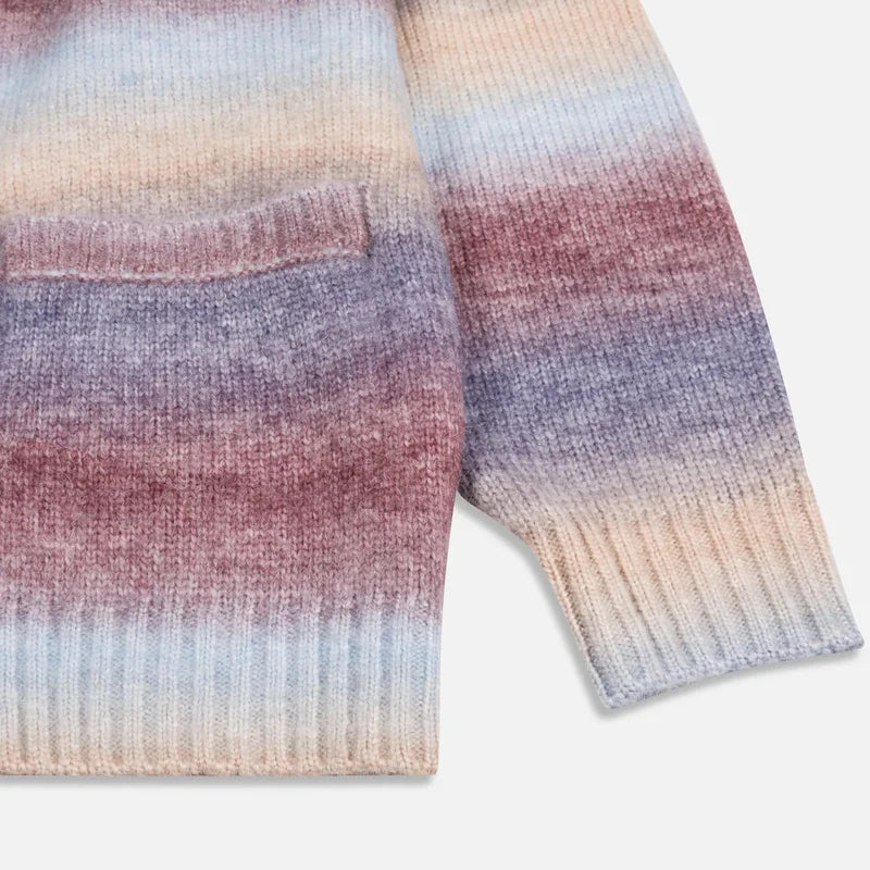 Patta Space Dye Hooded Sweater - Multi