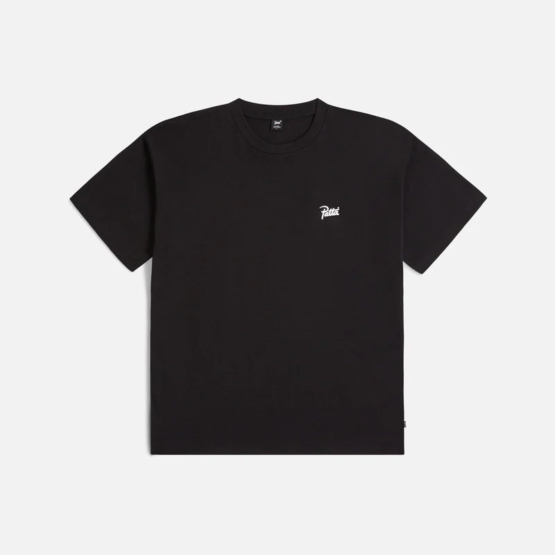 Patta Script Logo T-Shirt - Black