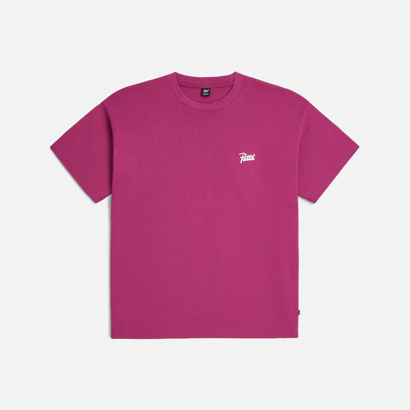 Patta Script Logo T-Shirt - Boysenberry