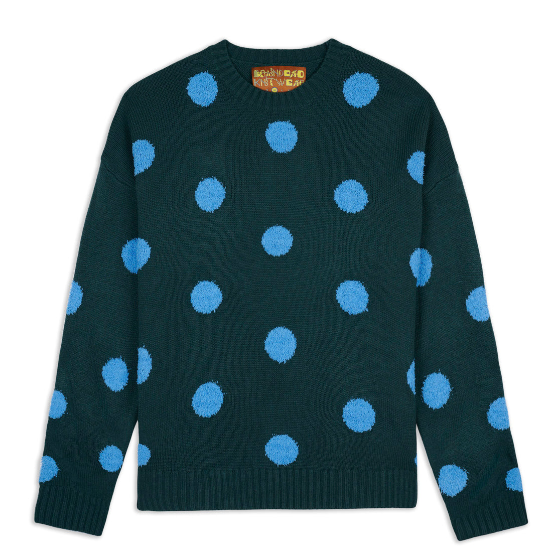 Brain Dead Polka Pile Sweater - Mallard