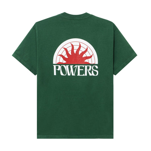 Powers Sun T-Shirt - Dk Green