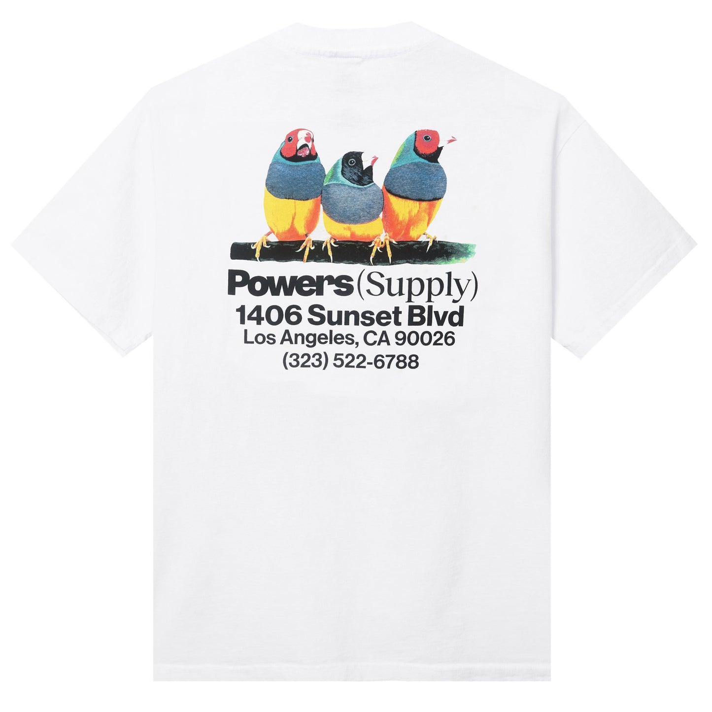 Powers Bird T-Shirt - White