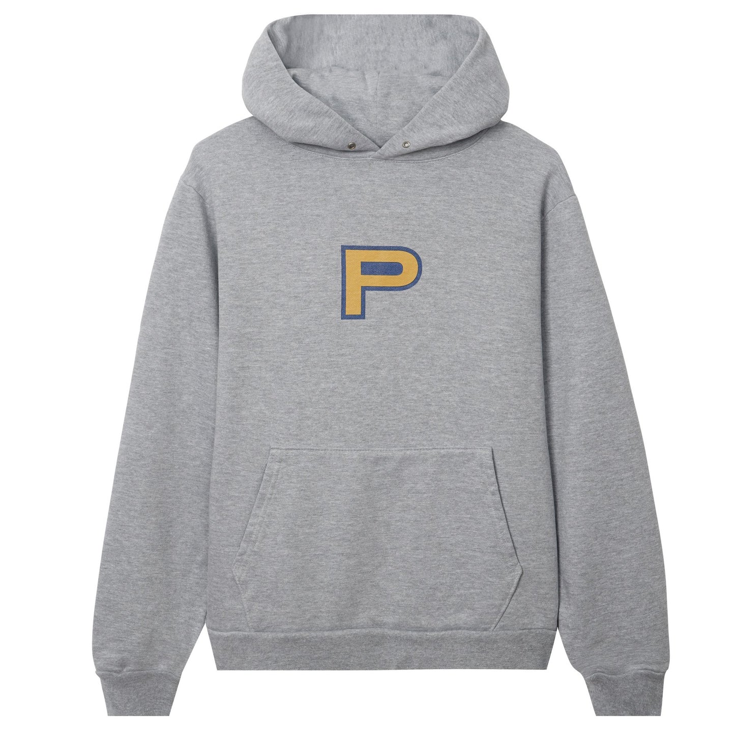 Powers Block 'P' 5 Hoodie - Heather Grey