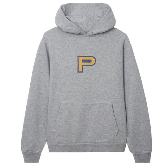 Powers Block 'P' 5 Hoodie - Heather Grey