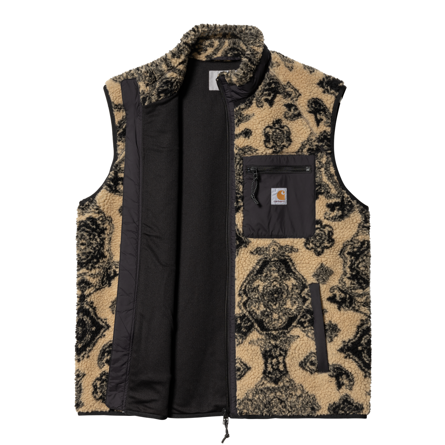 Carhartt WIP Prentis Vest Liner - Verse Dusty Hamilton Brown
